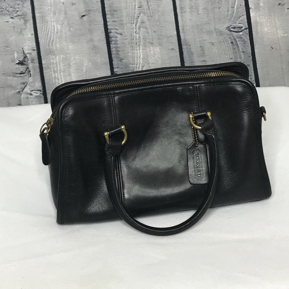 Coach Bags Vintage Coach Doctor Bag Black Leather Poshmark